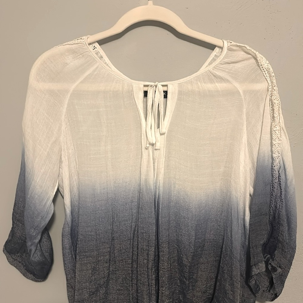 ombré blouse